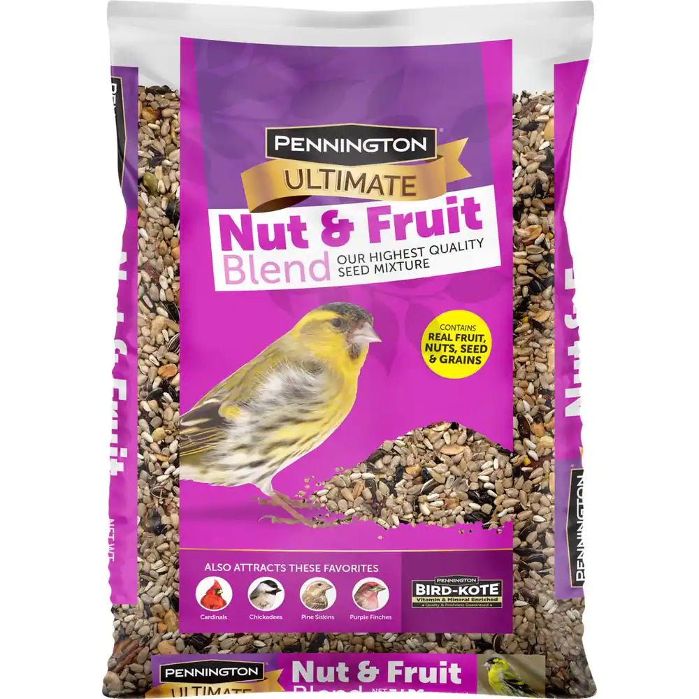 Ultimate 7 Lb. Nut and Fruit Bird Seed Food Blend Wild Bird Seed Mix