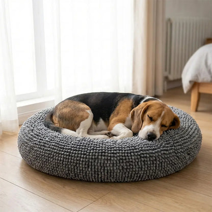 Muddy Mat Cloud K-9 Chenille Pet Bed - Round
