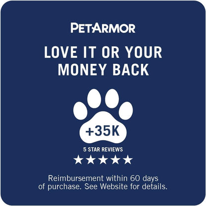 plus Flea and Tick Prevention for Cats, Cat Flea and Tick Treatment, 3 Doses, Waterproof Topical, Fast Acting, Cats over 1.5 Lbs