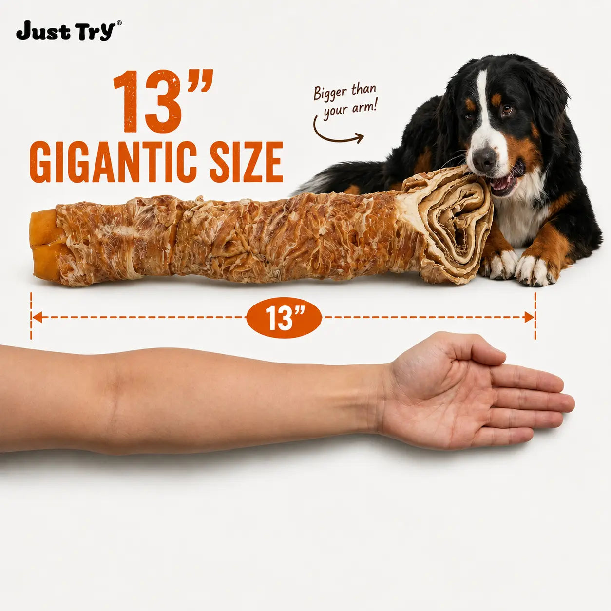 【Petlovers】Big Size Chicken Wrapped Beef Hide Dog Chew – Long Lasting Natural Treats for Aggressive Chewers (Medium & Large Dogs) | Just Try#Summervibes#Petlovers