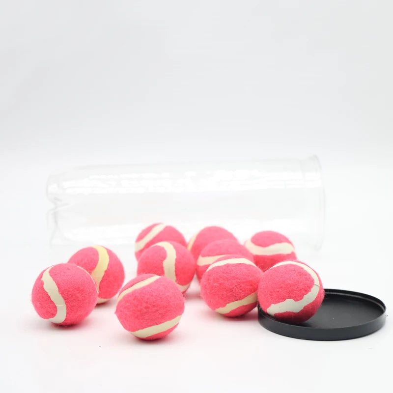 Pet Tennis Small Tennis Balls Dog Balls 38Mm Tennis Balls 10Pcs Cat and Dog Tennis