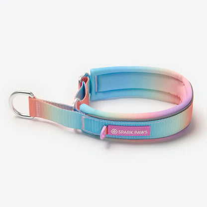 Spark Paws Martingale Dog Collar – Cushioned Slip-On Training Collar, Heavy Duty, Safety-Tested No-Buckle Collar for Medium & Large Dogs