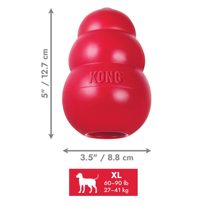 ® Classic Rubber Dog Toy for Average Chewers, Extra Large, for Dogs between 60-90 Lbs