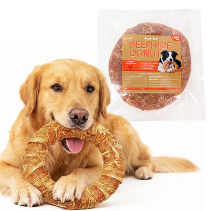 【Petlovers】Big Size Chicken Wrapped Beef Hide Dog Chew – Long Lasting Natural Treats for Aggressive Chewers (Medium & Large Dogs) | Just Try#Summervibes#Petlovers
