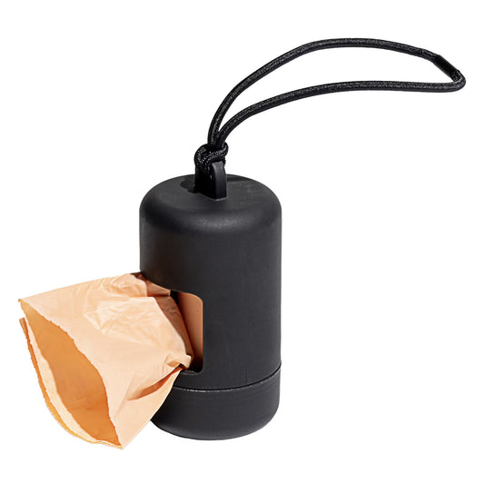 Dog Waste Poop Bag Carrier Dispenser, Black