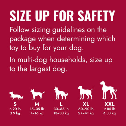 ® Classic Rubber Dog Toy for Average Chewers, Extra Large, for Dogs between 60-90 Lbs